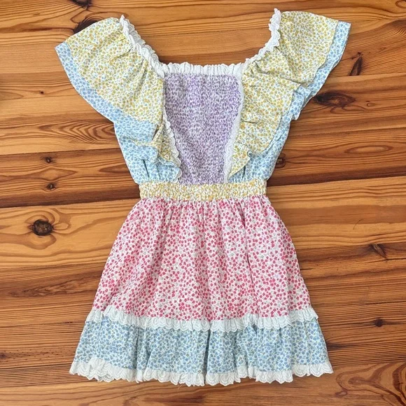NWT Stellah NYC Cottagecore Patchwork Dress size Small - Picture 1 of 6